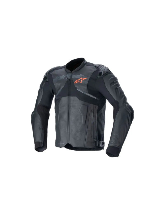 Chaqueta de moto de cuero Alpinestars Atem V5 - Negro 310652410 - 1