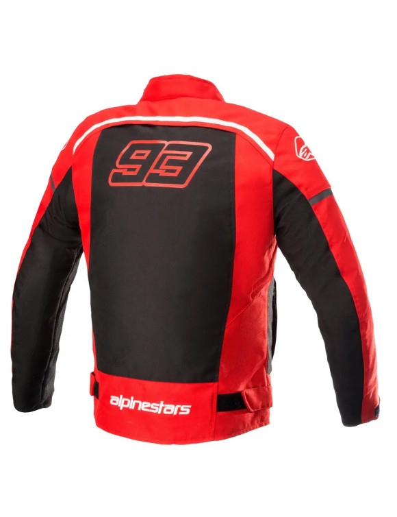 Veste de moto imperméable MM93 Austin Alpinestars pour garçons - Rouge/Noir 329082131 - 2