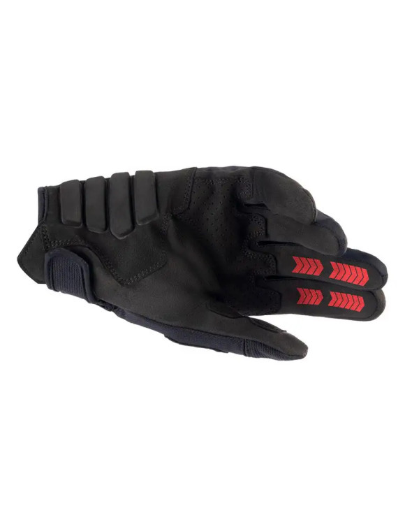 Guanti Moto Alpinestars Techdura - Rosso fuoco/Nero 35645243131 - 2
