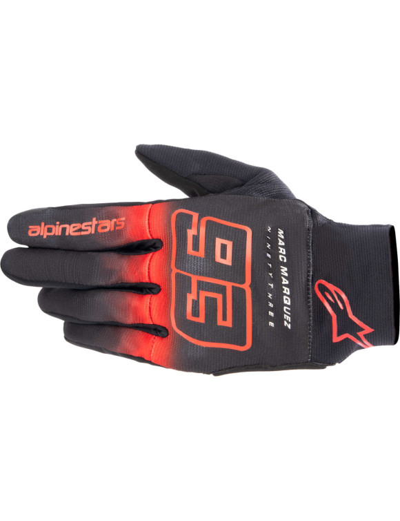 Alpinestars Aragon Motorcycle Gloves - Black/Bright Red/White 35699201342 - 2 Alpinestars Aragon Motorcycle Gloves - Black/Bright Red/White 35699201342 - 2
