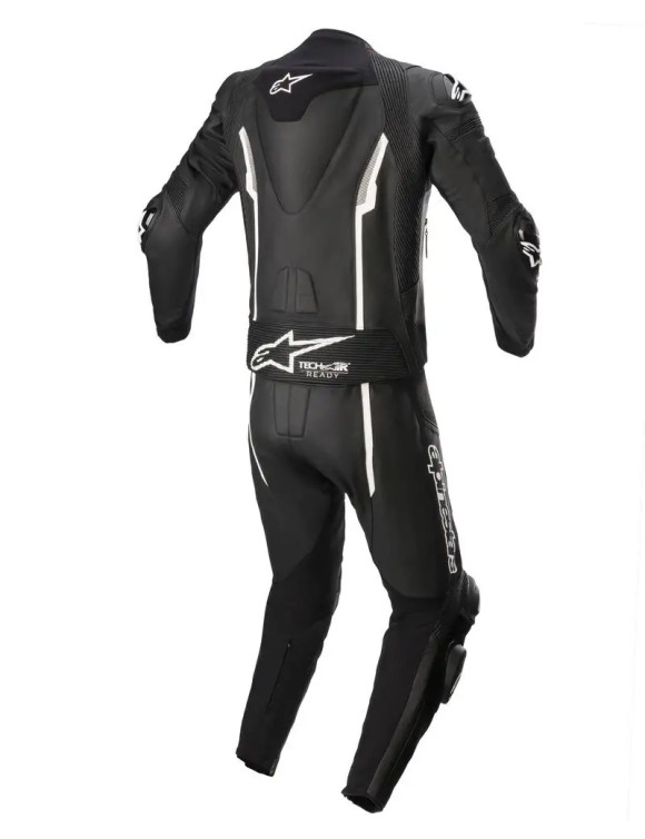 Alpinestars Missile V2 Leather Motorcycle Suit - 2 Pieces - Black/White 316012212 - 2