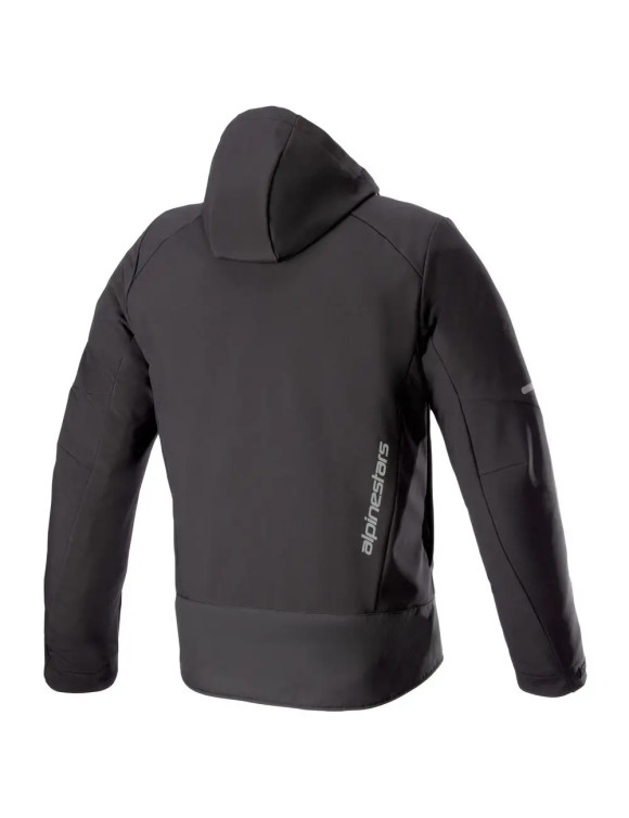 Sudadera con capucha impermeable Neo Alpinestars - Negro/Negro 42080231100 - 2 Sudadera con capucha impermeable Neo Alpinestars - Negro/Negro 42080231100 - 2