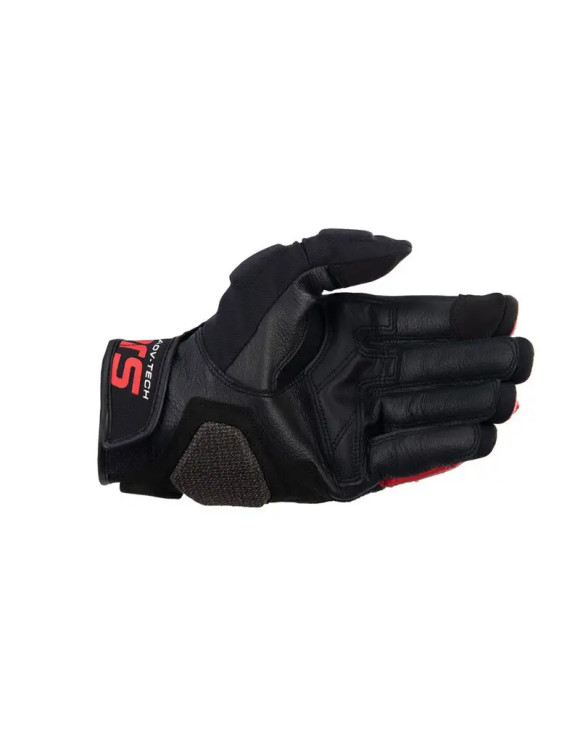 Alpinestars Halo Leather Motorcycle Gloves - Black/White/Bright Red 35048221304 - 2 Alpinestars Halo Leather Motorcycle Gloves - Black/White/Bright Red 35048221304 - 2