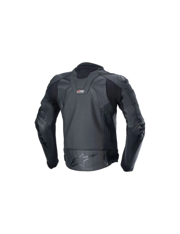 Veste de moto en cuir Alpinestars GP Plus R V4 Rideknit® - Noir/Noir 31003241100 - 2