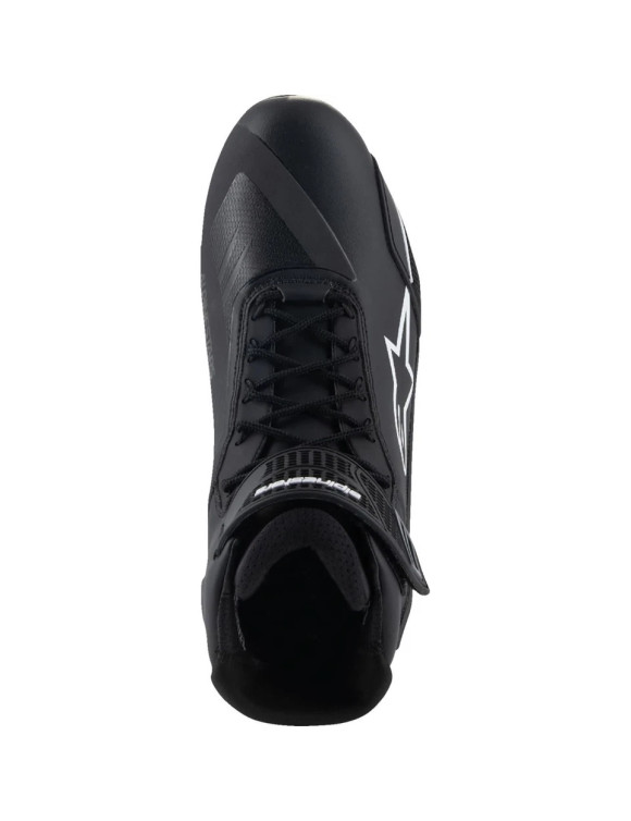 Scarpe Moto Alpinestars Faster - 4 - Nero/Bianco 2510425127 - 2