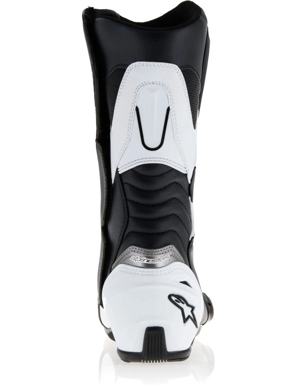 Alpinestars SMX S Motorcycle Boots - Black/White 222351712 - 3