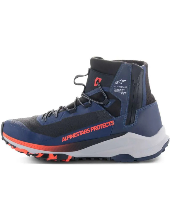 Zapatos de moto Alpinestars Speedforce Xr - azul/negro/rojo fluo/gris 26501257197 - 3 Zapatos de moto Alpinestars Speedforce Xr - azul/negro/rojo fluo/gris 26501257197 - 3