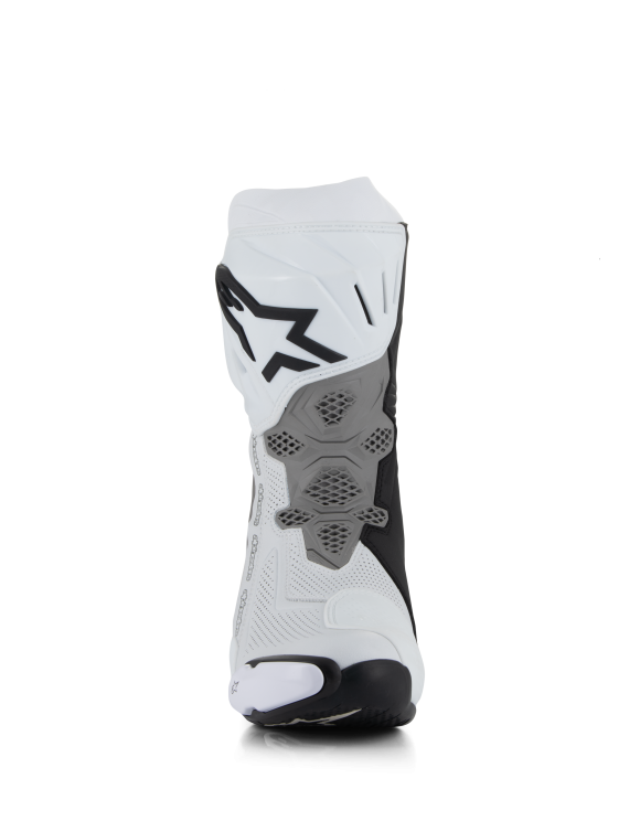 Stivali Moto Alpinestars Vented Supertech R - Bianco/Grigio Medio/Nero 22201212024 - 4