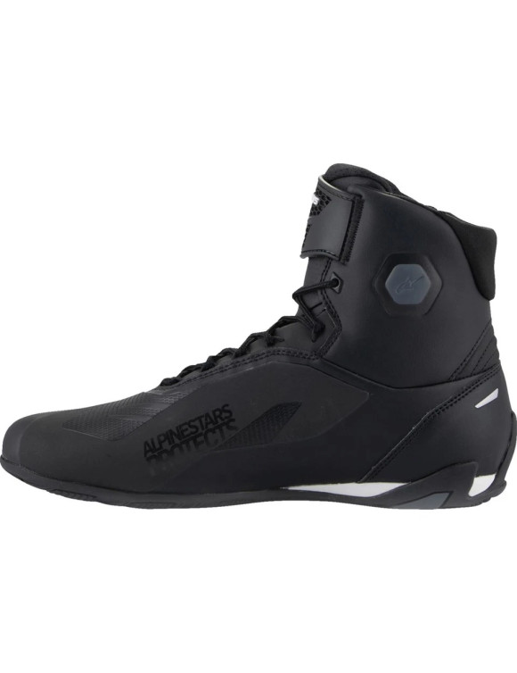 Scarpe Moto Alpinestars Faster - 4 - Nero/Bianco 2510425127 - 5
