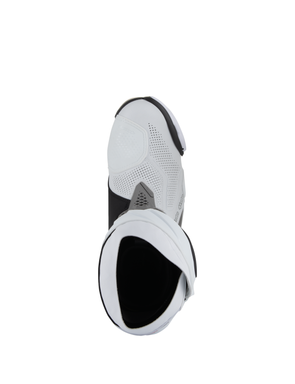 Stivali Moto Alpinestars Vented Supertech R - Bianco/Grigio Medio/Nero 22201212024 - 6