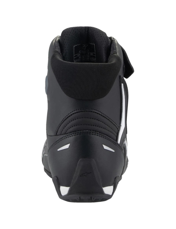 Alpinestars Faster Motorcycle Shoes - 4 - Black/White 2510425127 - 6