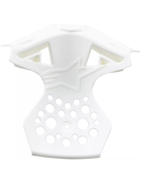 Alpinestars Supertech M8/M10 Motorradhelm Kinnbelüftungsrahmen – Glanzweiß 8 - 1