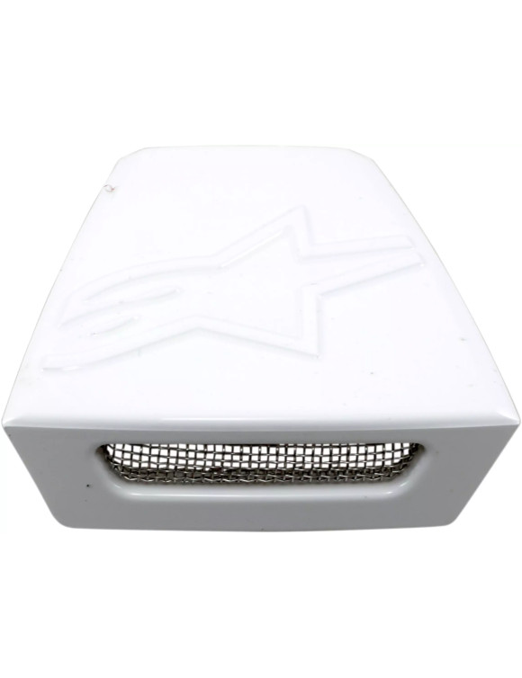 Alpinestars Supertech M8/M10 Cadre d'admission d'air arrière pour casque de moto Blanc brillant 8 - 1
