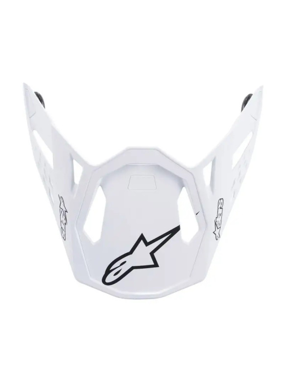 Alpinestars Supertech M10 Motorradhelm Dyno Visier – Mattweiß 89813192000 - 1