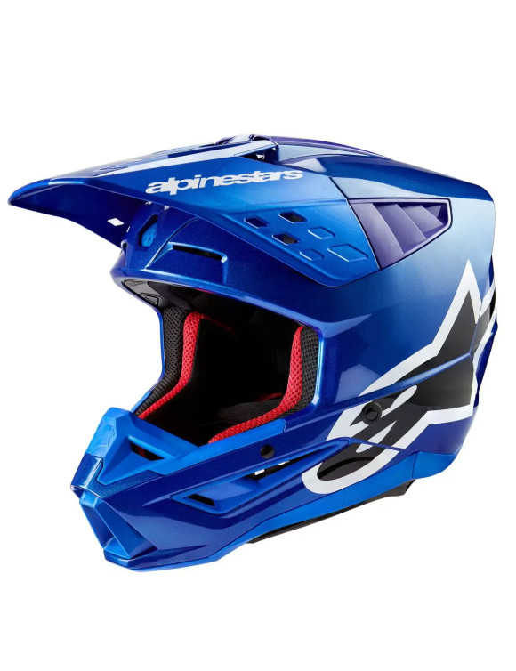 Casco Moto Alpinestars SM5 Corp ECE - Blu lucido 83063237900 - 1