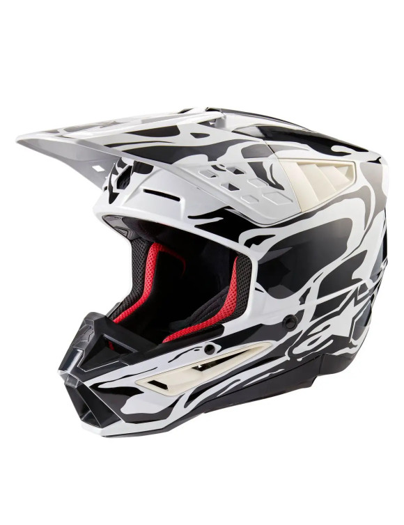 Casque de moto Alpinestars SM5 Mineral ECE - Gris froid/gris foncé brillant 8306523906 - 1