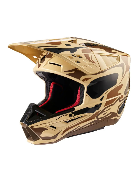 Alpinestars SM5 Mineral ECE Motorcycle Helmet - Kangaroo/matt dark brown 8306523838 - 1