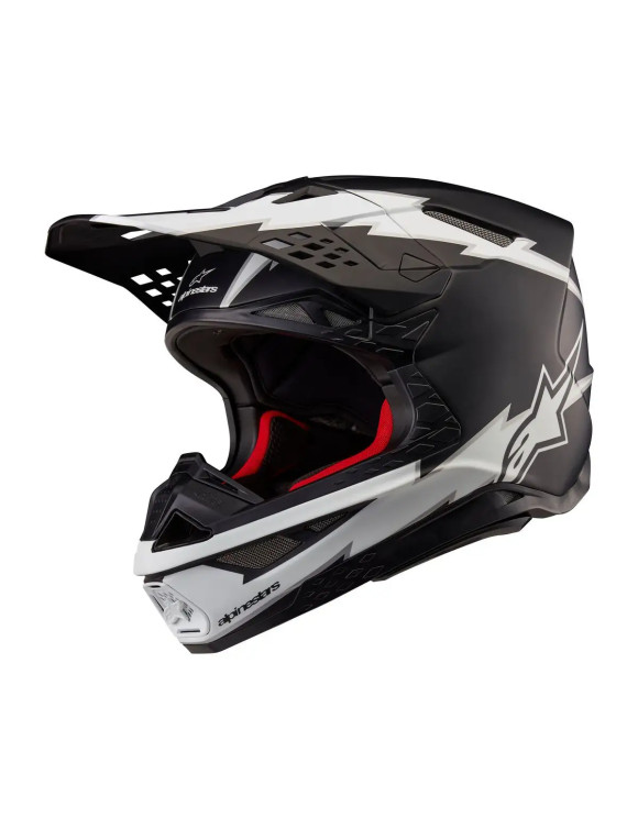 Casque de moto Alpinestars Supertech M10 Ampress ECE - Noir mat 83006231121 - 1