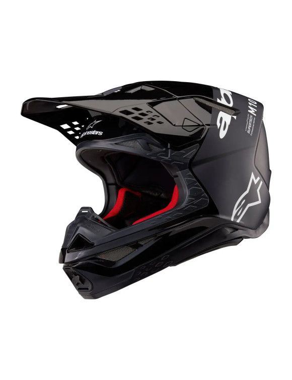 Alpinestars Supertech M10 Flood ECE Motorcycle Helmet - Black/Dark Grey/M G 83009231310 - 1