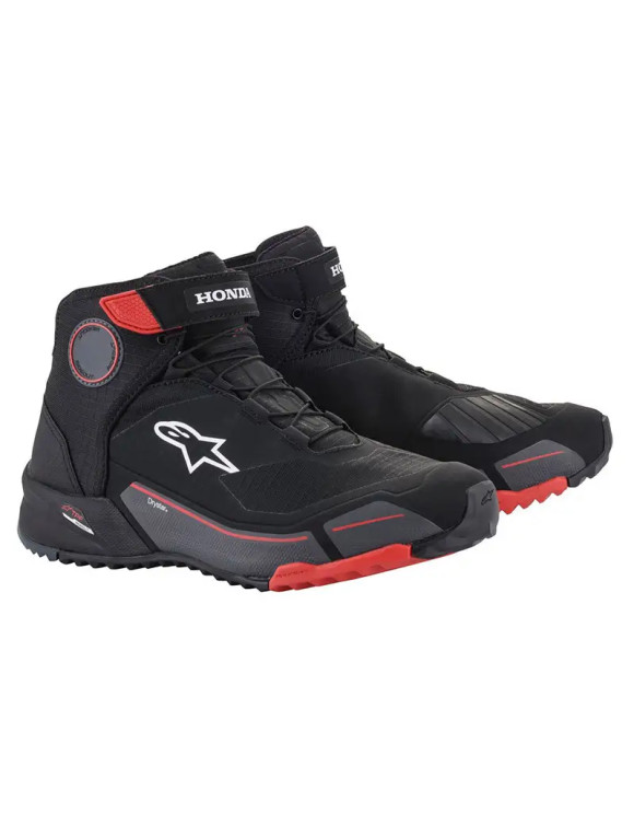 Scarpe Moto Alpinestars Da Moto Alpinestars Honda CR-X Drystar - Nero/Rosso/Grigio 26117211031 - 1