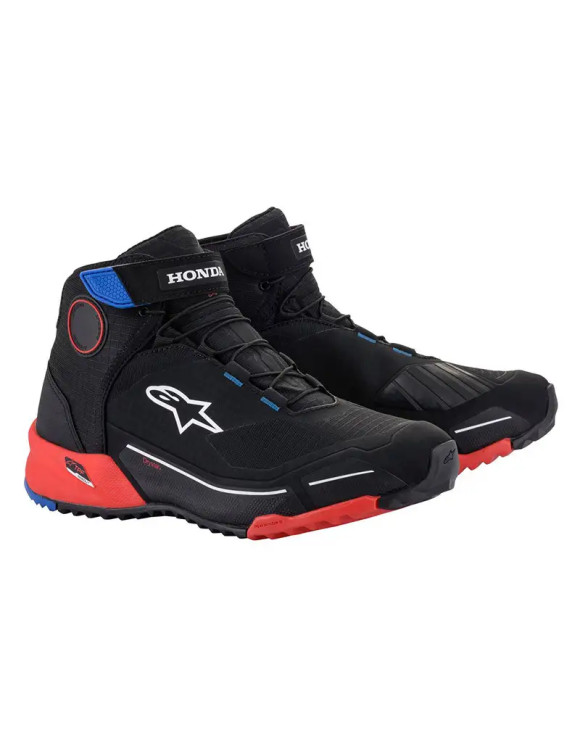 Alpinestars Chaussures Moto Alpinestars Honda CR-X Drystar - Noir/Rouge/Bleu 2611721183 - 1
