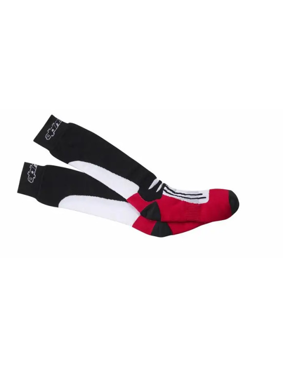 Calcetines de verano para moto Alpinestars - Negro/Rojo 470311130 - 1
