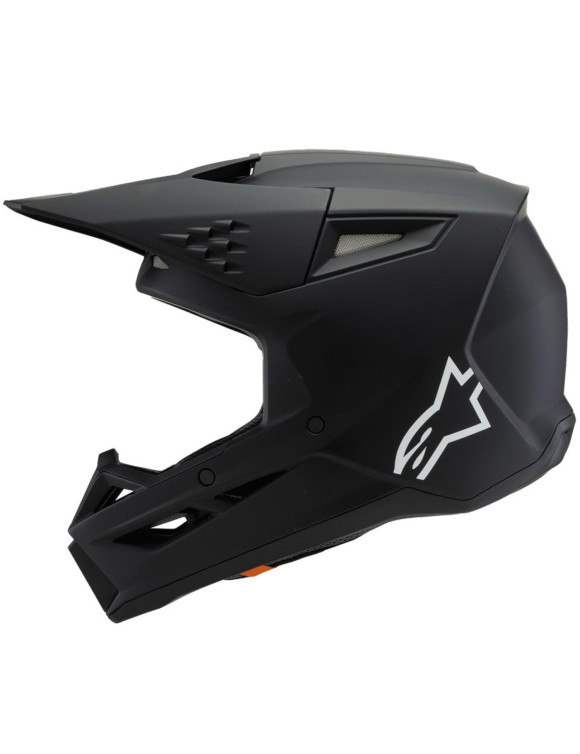 Alpinestars Solid SM3 Motorcycle Helmet for Boys ECE06 - Matt Black 8302425110 - 2