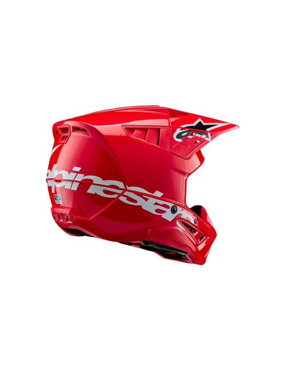 Casco de moto Alpinestars SM5 Corp ECE - Rojo brillante brillante 83063233010 - 2