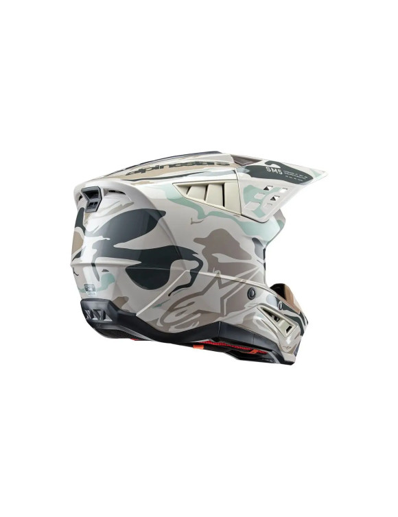 Alpinestars SM5 Mineral ECE Motorradhelm – Warmgrau/Glänzendes Hellblaugrün 83065239066 - 2 Alpinestars SM5 Mineral ECE Motorradhelm – Warmgrau/Glänzendes Hellblaugrün 83065239066 - 2