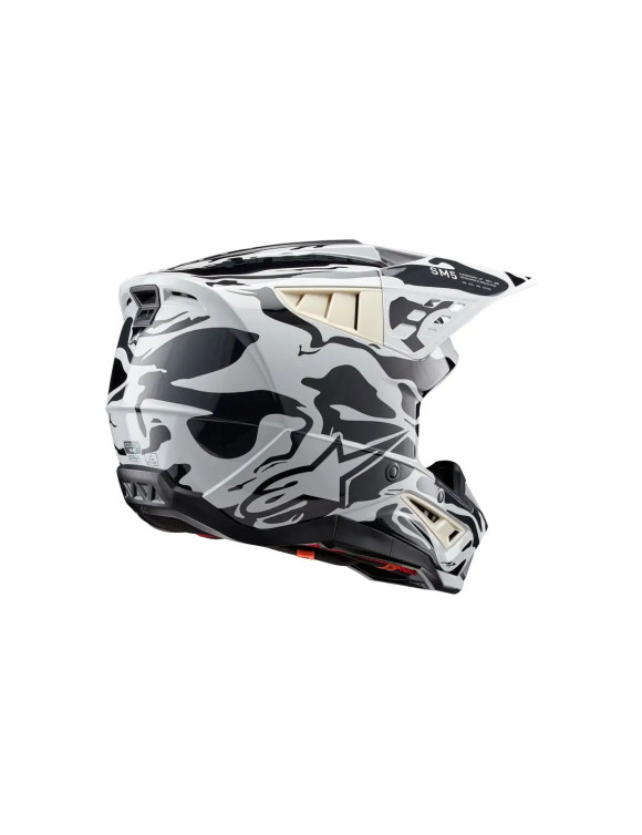 Casco Moto Alpinestars SM5 Mineral ECE - Grigio freddo/Grigio scuro lucido 8306523906 - 2