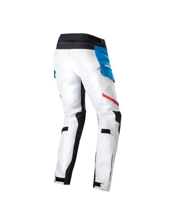 Pantaloni Moto Alpinestars Donna Stella Honda Andes V3 Drystar® - Grigio ghiaccio/Blu/Rosso brillante 32374 - 2 Pantaloni Moto Alpinestars Donna Stella Honda Andes V3 Drystar® - Grigio ghiaccio/Blu/Rosso brillante 32374 - 2