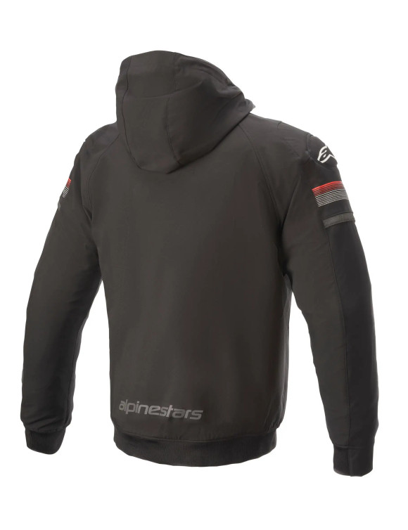 Sudadera con capucha Alpinestars Sektor Tech V2 - Negro/Rojo brillante 42005201303 - 2