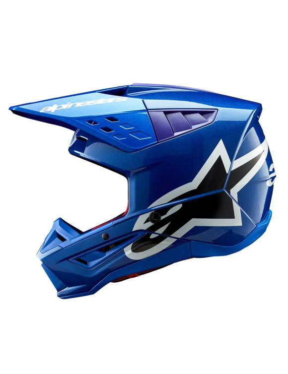 Alpinestars SM5 Corp ECE Motorradhelm – Glänzendes Blau 83063237900 - 3 Alpinestars SM5 Corp ECE Motorradhelm – Glänzendes Blau 83063237900 - 3
