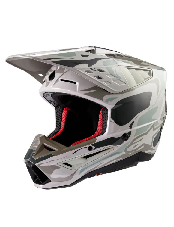 Alpinestars SM5 Mineral ECE Motorradhelm – Warmgrau/Glänzendes Hellblaugrün 83065239066 - 3 Alpinestars SM5 Mineral ECE Motorradhelm – Warmgrau/Glänzendes Hellblaugrün 83065239066 - 3