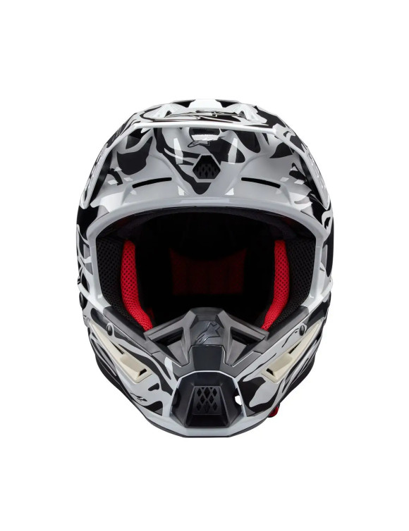Casco Moto Alpinestars SM5 Mineral ECE - Grigio freddo/Grigio scuro lucido 8306523906 - 3