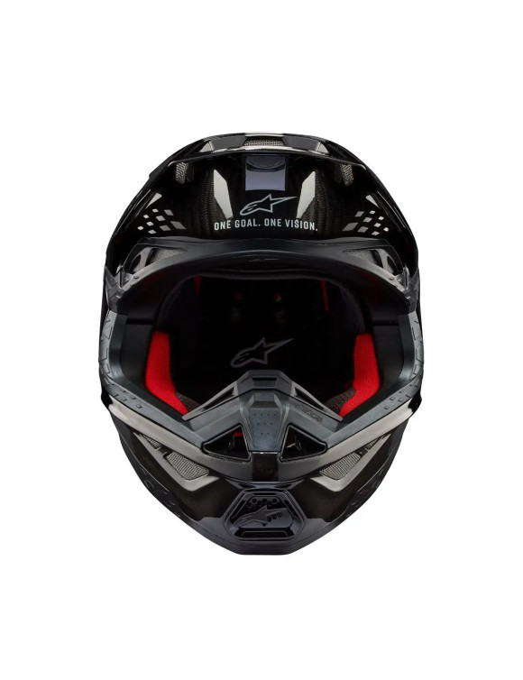 Casco de moto Alpinestars Solid Supertech M10 ECE - Carbono/negro brillante 83001231188 - 3