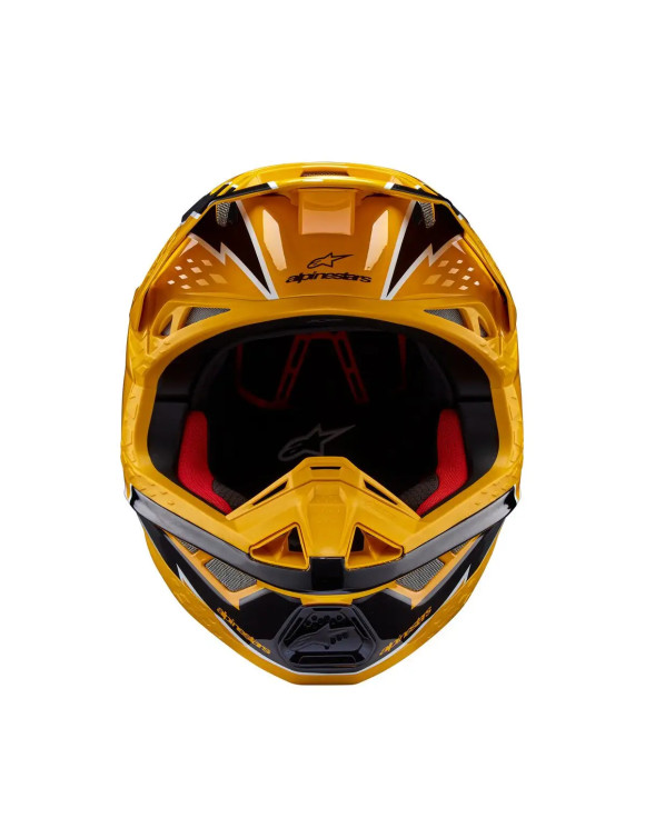 Alpinestars Supertech M10 Ampress ECE Motorcycle Helmet - Glossy Black/Yellow 83006231414 - 3 Alpinestars Supertech M10 Ampress ECE Motorcycle Helmet - Glossy Black/Yellow 83006231414 - 3