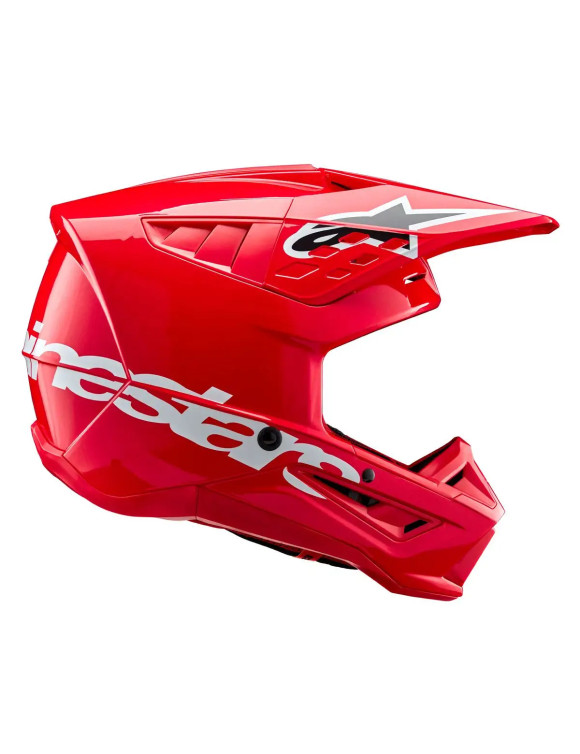 Casco de moto Alpinestars SM5 Corp ECE - Rojo brillante brillante 83063233010 - 4