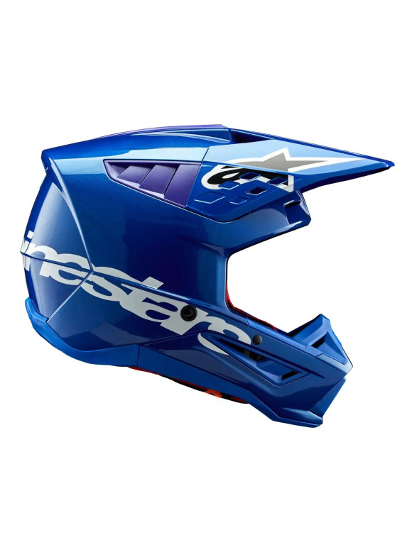 Casco de moto Alpinestars SM5 Corp ECE - Azul brillante 83063237900 - 4