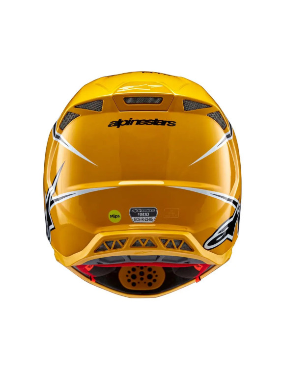 Casco de motocicleta Alpinestars Supertech M10 Ampress ECE - negro brillante/amarillo 83006231414 - 4 Casco de motocicleta Alpinestars Supertech M10 Ampress ECE - negro brillante/amarillo 83006231414 - 4