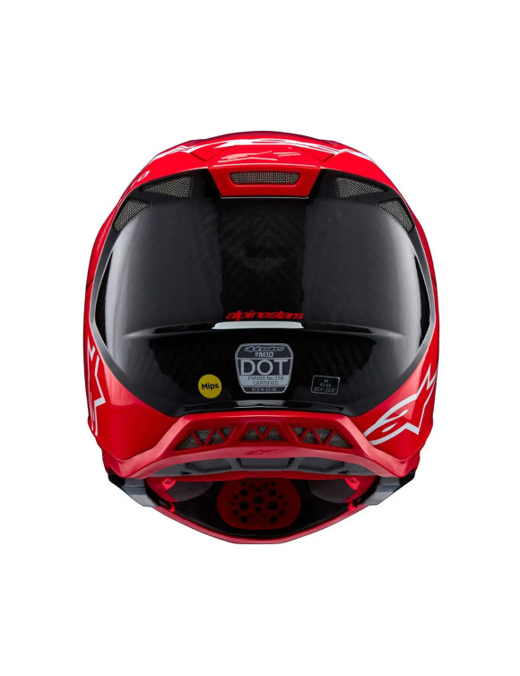Casque moto Alpinestars Supertech M10 Flood ECE - Rouge fluo/M G 83009233003 - 4