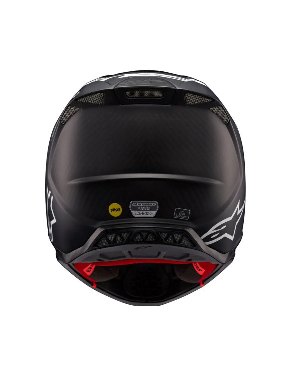 Alpinestars Supertech M10 Flood ECE Motorcycle Helmet - Black/Dark Grey/M G 83009231310 - 4