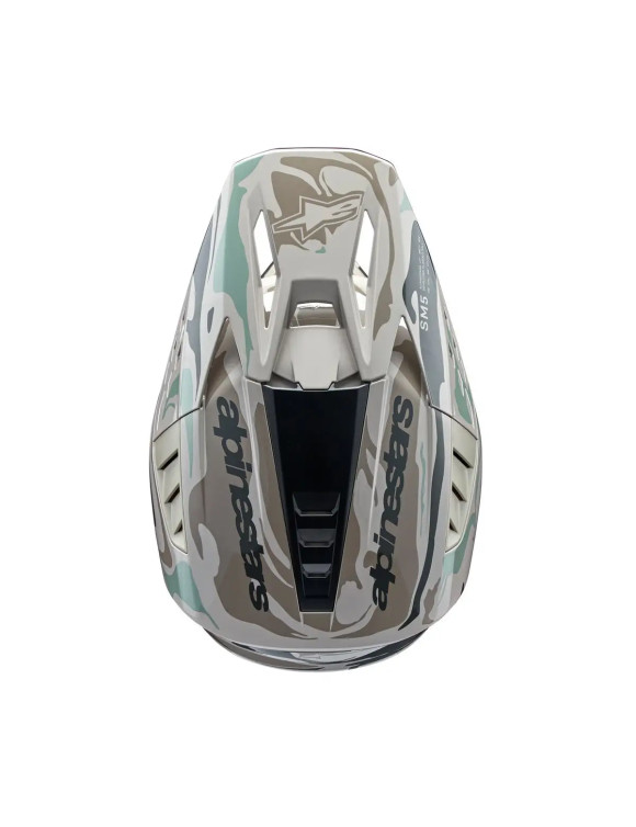Alpinestars SM5 Mineral ECE Motorradhelm – Kaltgrau/Glänzendes Dunkelgrau 8306523906 - 5