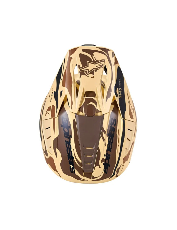 Alpinestars SM5 Mineral ECE Motorcycle Helmet - Kangaroo/matt dark brown 8306523838 - 5