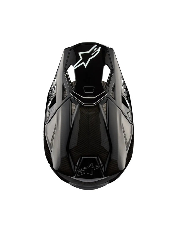 Casco de moto Alpinestars Solid Supertech M10 ECE - Carbono/negro brillante 83001231188 - 5