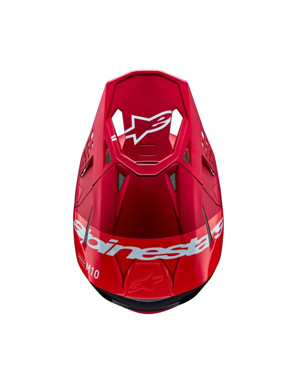Casque moto Alpinestars Supertech M10 Flood ECE - Rouge fluo/M G 83009233003 - 5