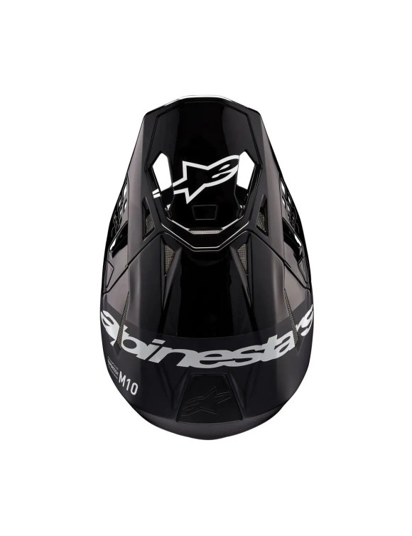 Alpinestars Supertech M10 Flood ECE Motorcycle Helmet - Black/Dark Grey/M G 83009231310 - 5