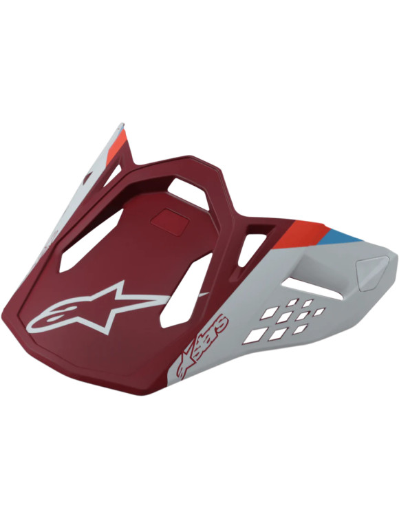 Visera de contacto para casco de motocicleta Alpinestars Supertech M8 - rojo mate 89812193000 - 1