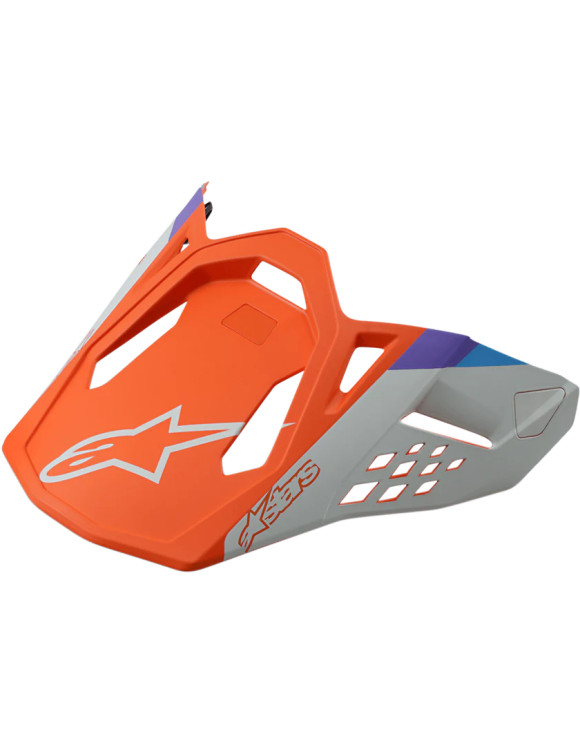Alpinestars Supertech M8 Motorradhelm Kontaktvisier – Matt Orange 89812194000 - 1