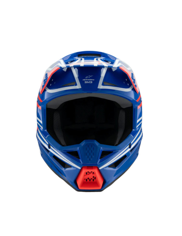 Alpinestars Wurx SM3 Boy ECE06 Motorcycle Helmet - Blue/Red/White/Black GI 83021257312 - 2